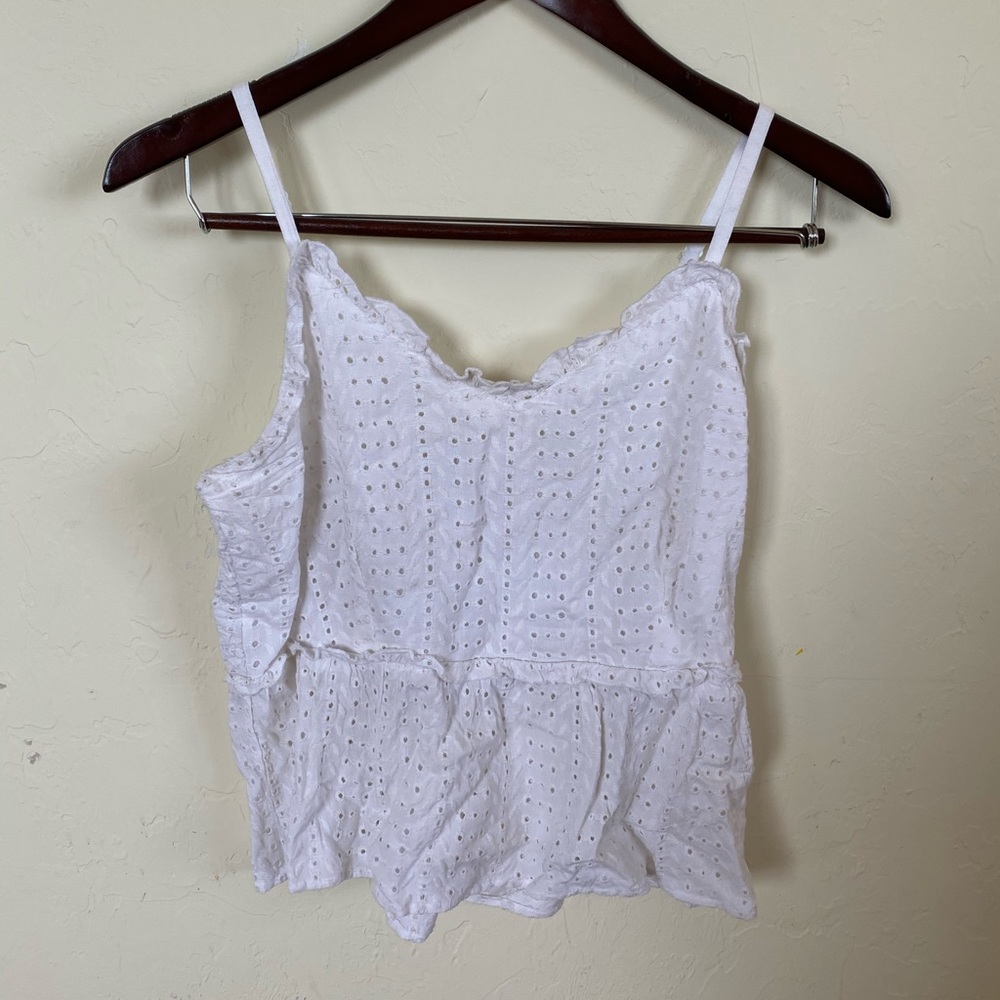 White Lace Tank Top